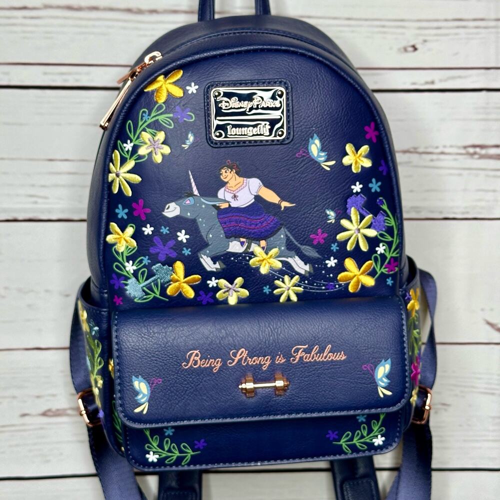Loungefly Blue Floral Backpack